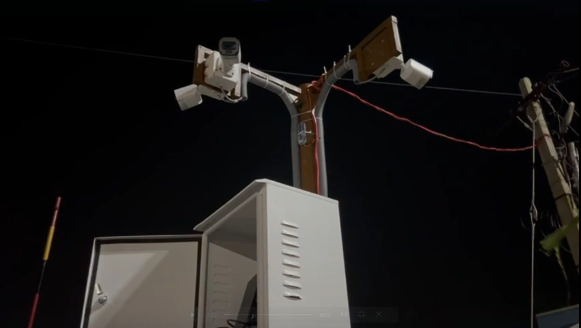 Outdoor CCTV system installed by our team in Guduvancheri